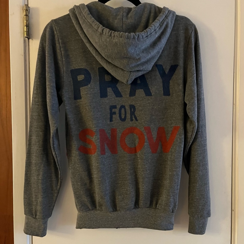 Aviator Nation Pray For Snow Zip Up Hoodie